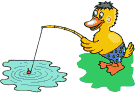 {animated fishing bird}