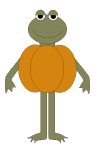 {frog pumpkin}