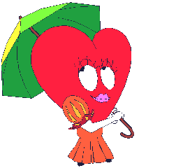 {animated girl heart}