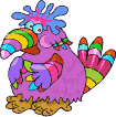 {animated purplebird}