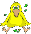 {animated yellow chick}